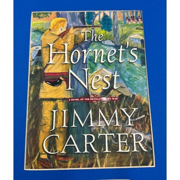 President Jimmy Carter Signed Cut Matted With Book Cover The Hornets Nest - Picture 3 of 4